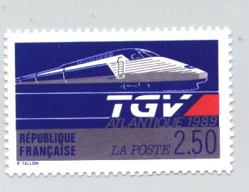 France  -  Timbre TGV Atlantique - SF_t054