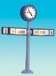 Horloge de quai &eacute;clair&eacute;e