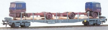 Wagon plat type Rs, charg&eacute; - 70 017