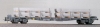Wagon plat type Rs, charg&eacute;