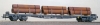Wagon plat type Rs, charg&eacute;