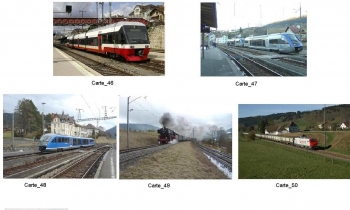 Trains du Jura N° 8 (Au Val-de-Travers) - SF_cp009