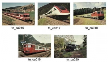 Trains du Jura no. 3 (au Val-de-Travers) - SF_cp003  TdJ 3