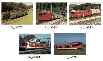 Trains du Jura no. 4 (aux Franches Montagnes) - SF_cp004  TdJ 4