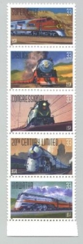 USA - 5 timbres diff&eacute;rents - SF_t069
