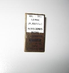CFF  billet 2ème classe (état 6/10) - SF_p087