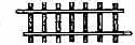 Rail droit de 56,5 mm