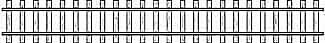 Rail droit 166 mm - 4294 037