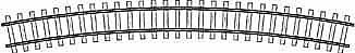 Rail courbe R=380 mm, 30&amp;deg; - 4294 207