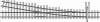Aiguillage droite, longueur: 268 mm, 9,5&amp;deg;