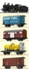Train marchandises B 3/4 No 1364 + 4 wagons Brawa epoque III 