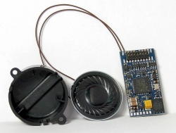 Décodeur sonorisé DCC, connecteur PluX 16