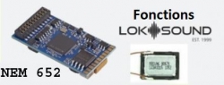 Décodeur de fonctions sonorise - Connecteur selon NEM 652