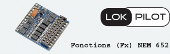 Decodeur de fonctions, fiche 8 poles selon NEM 652 - 59220 - NEM 652