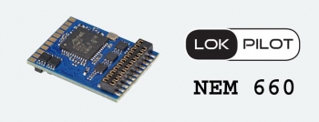 Decodeur digital (V5.0) avec connecteur 21 poles / NEM 660 - 59659 - NEM 660