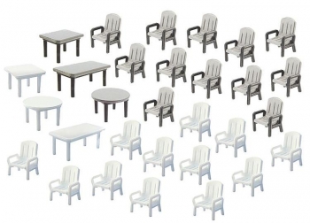 Chaises et tables de jardin - 180439