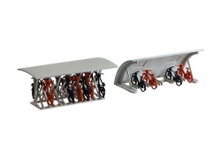 Abris a 2 roues avec bicyclettes (2 pces)