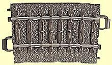 Rail courbe R2 / 7,5&deg; - 24207