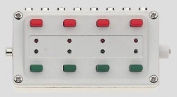 Pupitre de commande avec rétrosignalisation