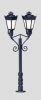 Lampadaire double