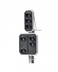 Signal principal a 3 feux + signal avancé a 4 feux