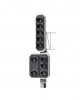 Signal principal a 5 feux + signal avancé a 5 feux
