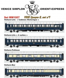 Set "orient-Express" epoque VI avec eclairage interieur No 1