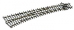 Aiguillage courbe gauche 12°