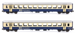 Coffret de 2 voitures "Lötschberbahn" portes louvoyantes B - B