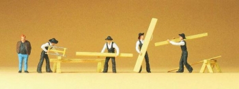 Charpentiers avec accessoires - 10376