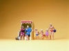 Couple dans cabine de plage