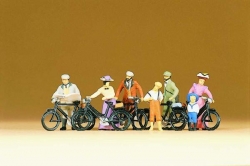 Cyclistes en 1900