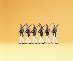 Régiment prussien à pieds