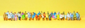 Personnages assis - 14416
