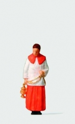 Religieux avec eau bénite