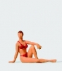 Baigneuse assise