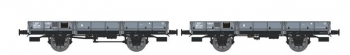 Coffret de 2 wagons plats - WB123