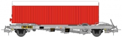 Wagon kangourou "ALGECO" avec remorque