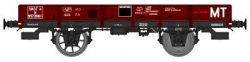 Wagon plat OCEM 19 type B, marquage "MT"