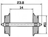 Essieux diametre 11 mm