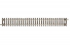 Rail droit, 230 mm