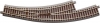 Aiguillage courbe manuel gauche 30°