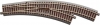Aiguillage courbe manuel droite 30°