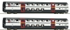 Coffret de 2 voitures de 1ere classe "DoSto-IC 2000" ancienne livree