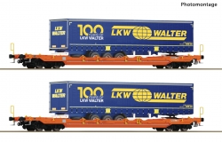 Set de 2 wagons T5 avec semi remorque "100 ans Walter"