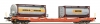 Wagon poche T5 avec containers citernes "Bertschi"
