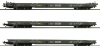 Coffret de 3 wagons pour transport de camion type "RoLa" HUPAC