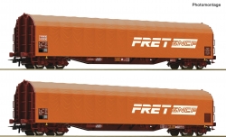 Coffret de 2 wagons baches type Rils "Fret SNCF"