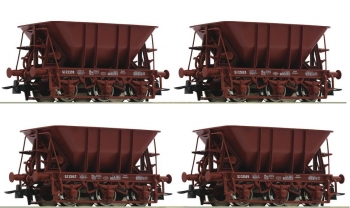 Coffret de 4 wagons à minerai vides - 67076