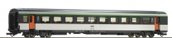 Voiture voyageurs 2eme classe "Corail" type B11rtu